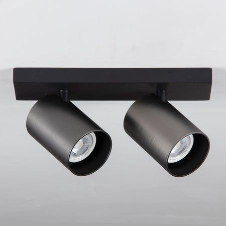 YL-Nebula-Surface Mounted Spotlight-Multicolor GU10 lamp included-Double Heads-Black