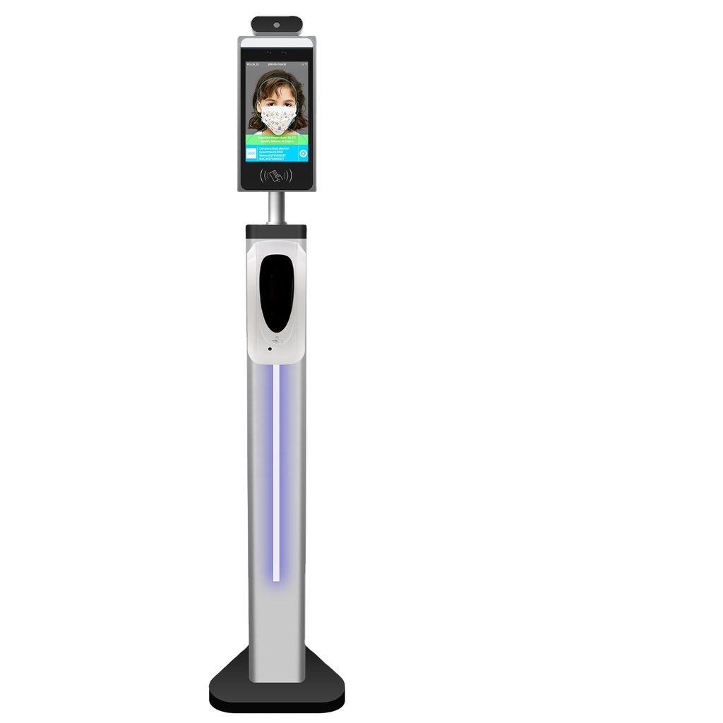 Wajda 8.0 inch Face recognition temperature access system