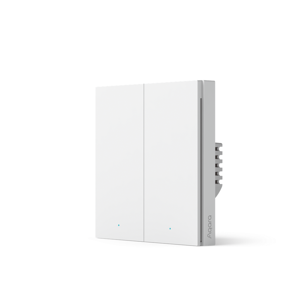 AQARA Smart Wall Switch H1(No Neutral, Double Rocker)