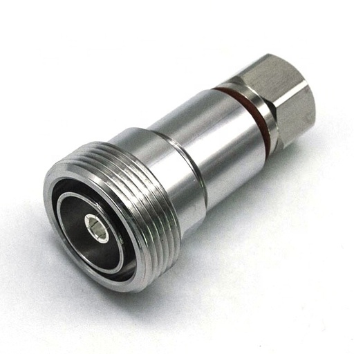 Wajda DIN Female Connector for 1/2" Superflex coaxial Cable