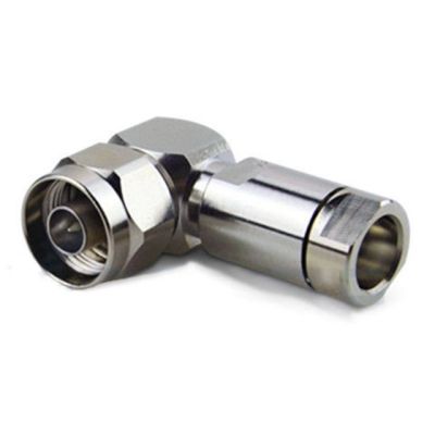 Wajda N Male Right Angle Connector for 1/2" LDF Coaxial cable