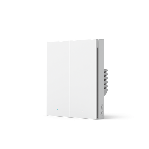 AQARA Smart Wall Switch H1(No Neutral, Double Rocker)