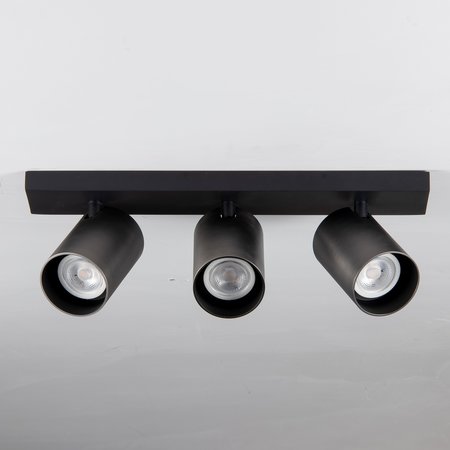 YL-Nebula-Surface Mounted Spotlight-Multicolor GU10 lamp included-Three Heads-Black