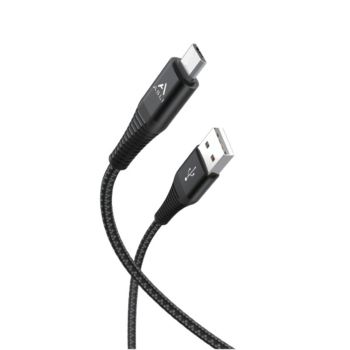 ASLI POWER WIRE+ II NYLON BRAIDED USB-A TO MICRO CABLE 1M
