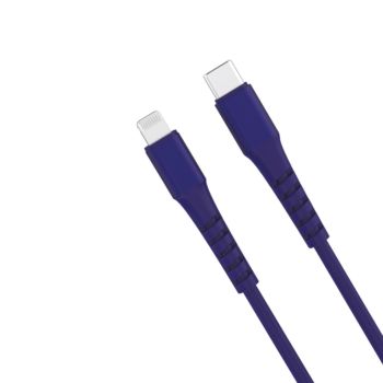 ASLI USB-C TO LIGHTNING CABLE 2M NAVY BLUE