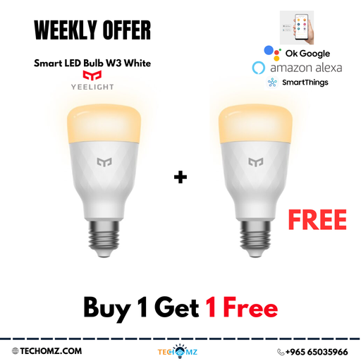 Yeelight Smart LED Bulb W3 White 1+1