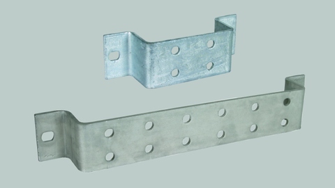 Wajda Galvanized steel busbar 12 ways Commercial type 472021