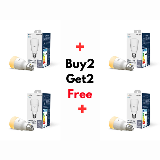 Yeelight Smart LED Bulb W3 White 1+1