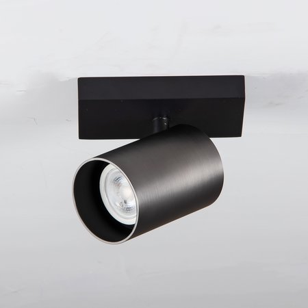 YL-Nebula-Surface Mounted Spotlight-Multicolor GU10 lamp included-Single Head-Black