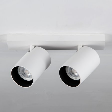 YL-Nebula-Surface Mounted Spotlight-Multicolor GU10 lamp included-Double Heads-White