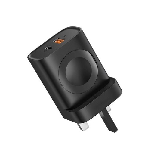 [HC-02] Asli Global Thundervolt Gan Pro 20W With Watch Charger Black